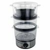 Aparat de gatit cu aburi Esperanza Volcano EKG009 400W 7.5l Negru 