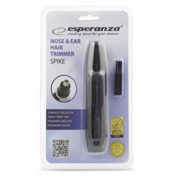 Aparat de tuns parul din nas si urechi Esperanza Spike EBG004K Negru 