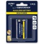 Baterie Alcalina Esperanza EZB110 6LR61 9V 1 buc Blister 