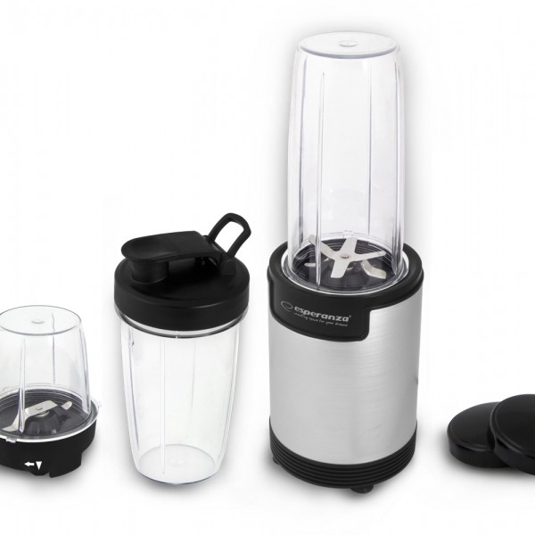Blender Esperanza Nutri Bomb EKM030 9 in 1 900W Argintiu 