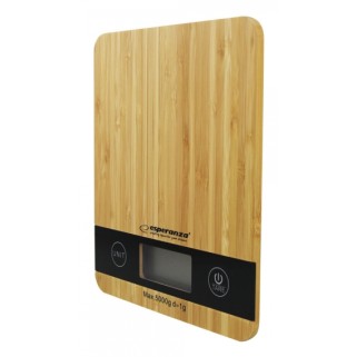 Cantar de bucatarie Esperanza Bamboo EKS005 max. 5kg Maro 