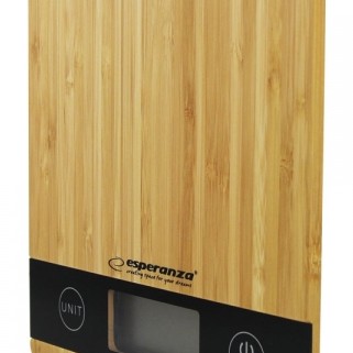 Cantar de bucatarie Esperanza Bamboo EKS005 max. 5kg Maro 