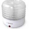 Deshidrator pentru alimente Esperanza Chapignons EKD001 125W 5 tavi Alb 