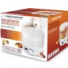Deshidrator pentru alimente Esperanza Delicatesse EKD003 250W 4 tavi Alb 