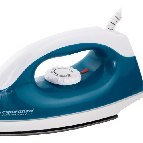 Fier de calcat Esperanza Smoother EHI001 compact ideal pentru calatorie 1200W Alb/Albastru 