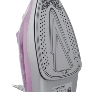 Fier de calcat Esperanza Tulle EHI004 ceramic 2400W Alb/Roz 