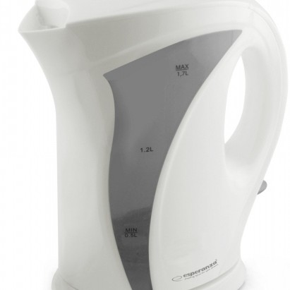 Fierbator electric Esperanza Iguazu EKK018E 2200W 1.7l Alb/Gri 