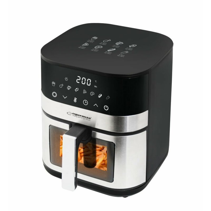 Friteuza cu aer cald Esperanza Pesce alla griglia EKA003 5l 1400W Negru 