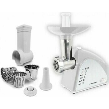 Masina de tocat carne Esperanza Rissole EKM034 functie razatoare 2200W Alb/Gri 