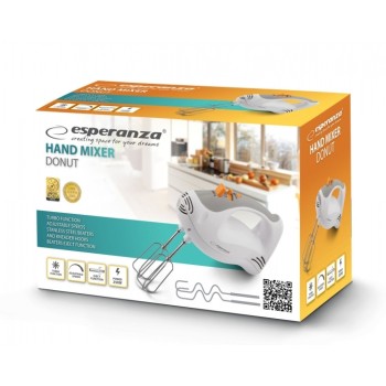 Mixer de mana Esperanza Donut EKM009 DONUT 250W Alb-Gri 