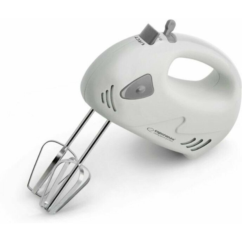 Mixer de mana Esperanza Muffin EKM007WE 150W Alb/Gri 