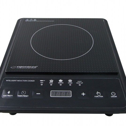 Plita cu inductie Esperanza Krakatau EKH011 2000W Negru 