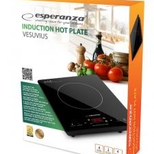 Plita cu inductie Esperanza Vesuvius EKH009 2000 W Negru 