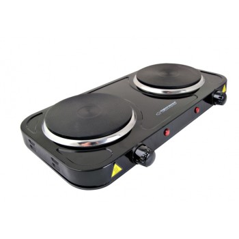 Plita electrica Esperanza Cotopaxi EKH010K 2000W 2x15.5cmNegru 