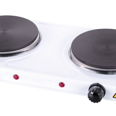 Plita electrica Esperanza Cotopaxi EKH010W 2000W 2x15.5cm Alb 
