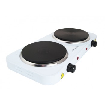 Plita electrica Esperanza Cotopaxi EKH010W 2000W 2x15.5cm Alb 