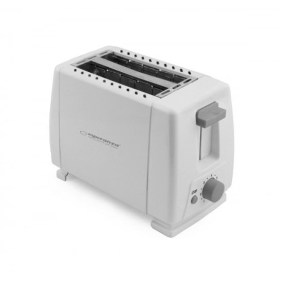 Prajitor de paine Esperanza Caprese EKT001 600W Alb 