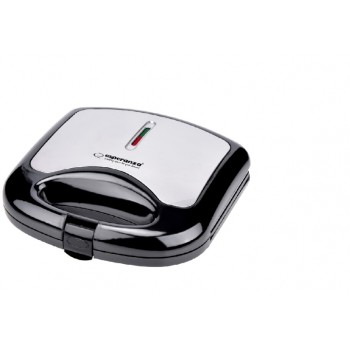 Prajitor de paine tip Sandwich maker Esperanza Asiago EKT011 1000W Negru/Gri 