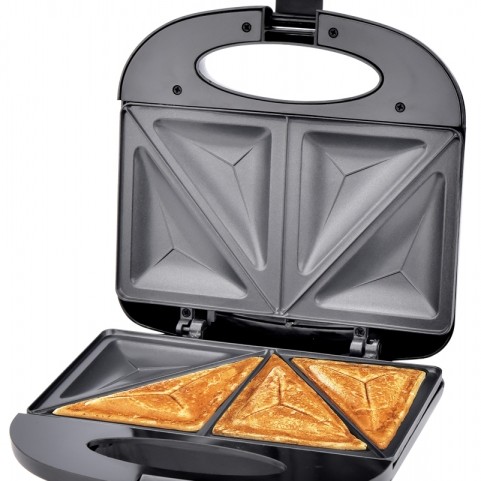 Prajitor de paine tip Sandwich maker Esperanza Asiago EKT011 1000W Negru/Gri 