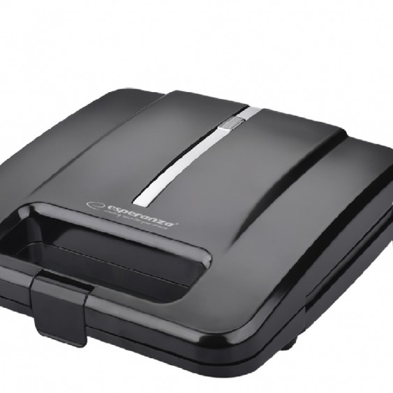 Prajitor de paine tip Sandwich maker Esperanza Parmigiano EKT010 1000W Negru 