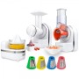 Robot de bucatarie Esperanza Panzanella EKM027 150W 3 in 1 razatoare/aparat pentru deserturi cu fructe congelate/storcator fructe Alb 