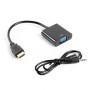 Cablu adaptor HDMI(M)  VGA(F) 