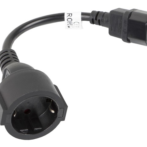 Cablu adaptor IEC 320 C14  UPS 20 cm ng 