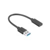 Cablu adaptor USB-C(F) 3.1 -> USB-A(M) 1 