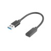 Cablu adaptor USB-C(F) 3.1 -> USB-A(M) 1 