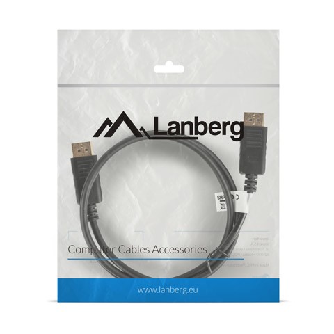 Cablu DisplayPort M/M v1.2 1 m 4K negru 