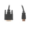 Cablu HDMI DVI-D 3 m negru Dual Link 