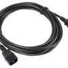 Cablu IEC 320 C13  C14 5 m VDE negru 