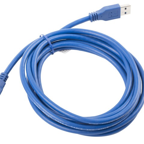 Cablu USB-A M/F 3.0 3 m albastru 