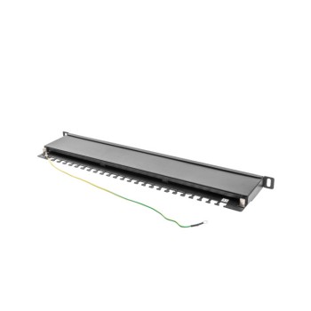 Patch panel 24 port. 0,5U Cat.5e FTP ng 