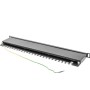 Patch panel 24 port. 0,5U Cat.5e FTP ng 