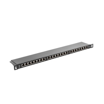 Patch panel 24 port. 0,5U Cat.5e FTP ng 