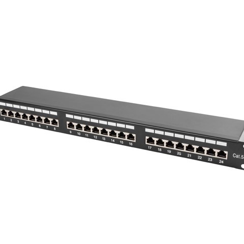 Patch panel 24 porturi 1U Cat.5e FTP ng 