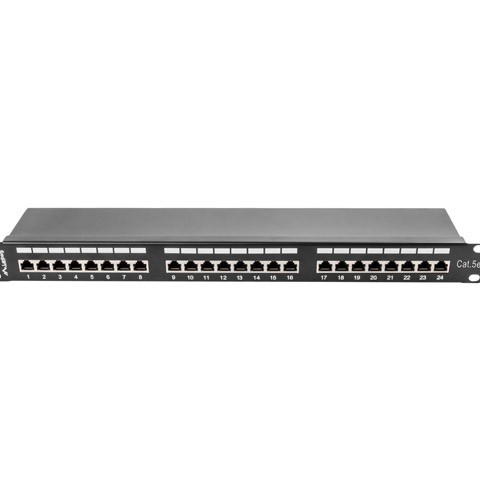 Patch panel 24 porturi 1U Cat.5e FTP ng 