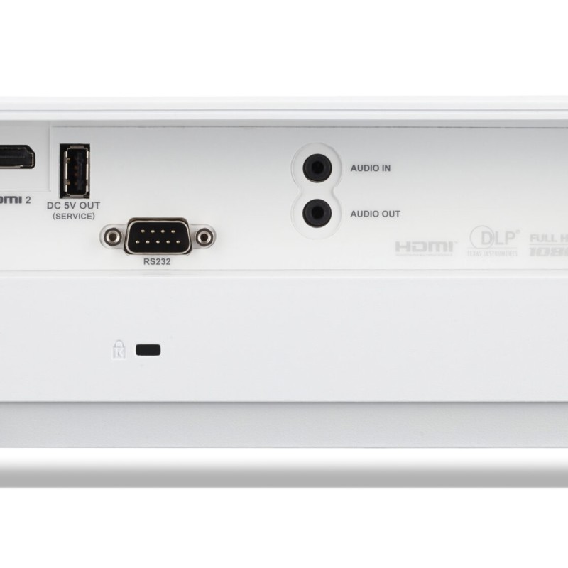 Acer H6546, DLP, FHD, 1920 x 1080, 5200 Lm, HDMI, WiFi, Boxe, Alb 