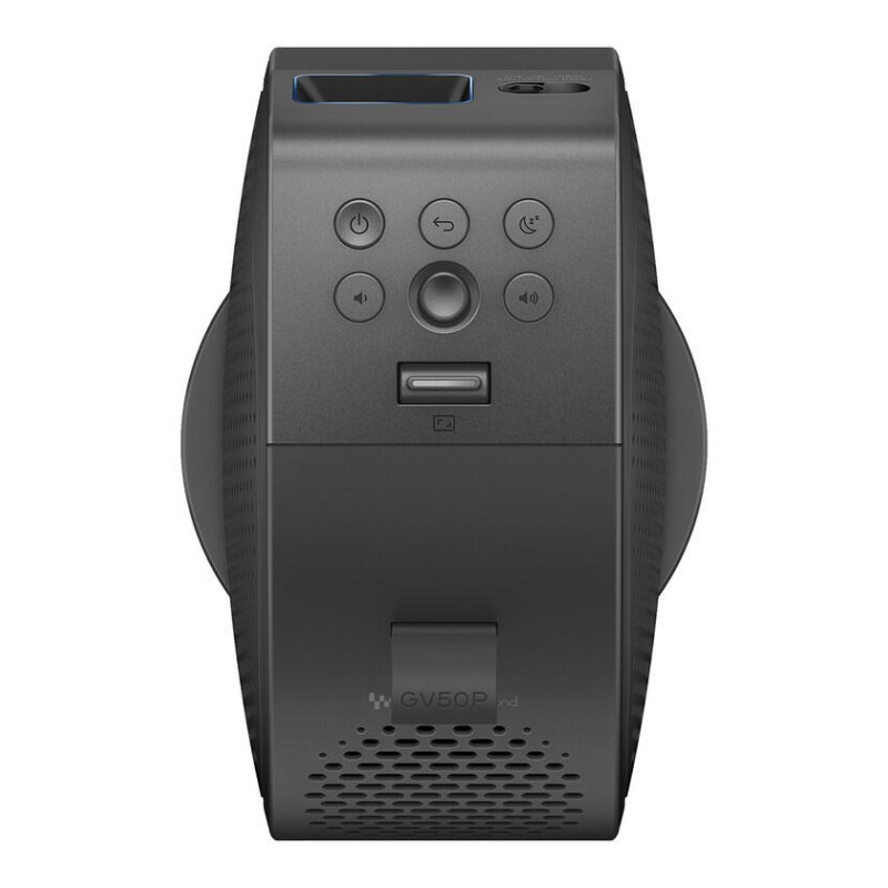 Videoproiector BenQ GV50P, DLP, Full HD, 500lm, HDMI, Wi-Fi, Bluetooth, 16:9, Boxe, Negru 9H.JSR77.50E 