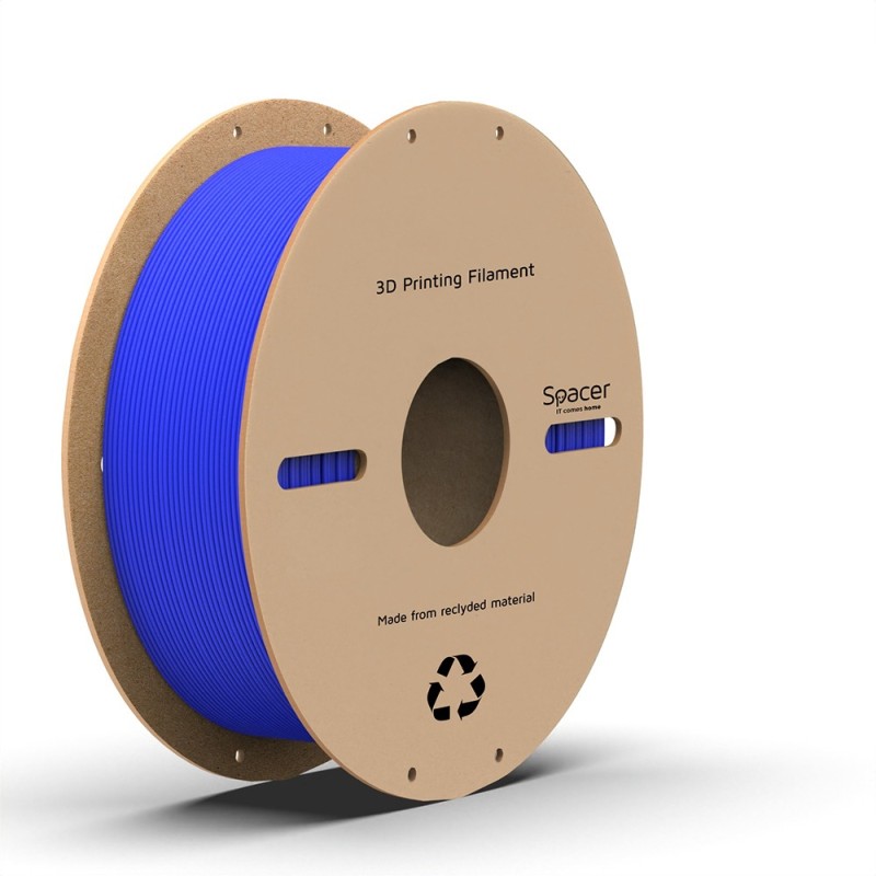 FILAMENT Spacer pt. imprimanta 3D - PLA, 1.75mm diamentru, 1Kg / bobina, aprox. 330m, topire 195-235 grC, blue, 