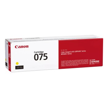 Toner Original Canon Yellow, CRG-075Y, pentru LBP646|LBP647|MF664|MF667, 1.3K, (timbru verde 1.2 lei), 