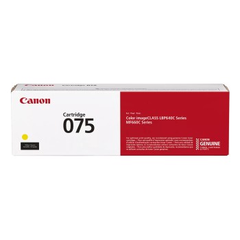 Toner Original Canon Yellow, CRG-075Y, pentru LBP646|LBP647|MF664|MF667, 1.3K, (timbru verde 1.2 lei), 