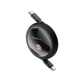 CABLU alimentare si date Baseus Free2Pull Mini, Fast Charging Data Cable pt. smartphone, retractabil, USB Type-C la USB Type-C 100W, 1.5m, negru 