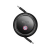 CABLU alimentare si date Baseus Free2Pull Mini, Fast Charging Data Cable pt. smartphone, retractabil, USB Type-C la USB Type-C 100W, 1.5m, negru 