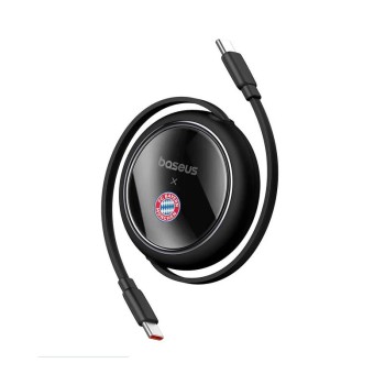 CABLU alimentare si date Baseus Free2Pull Mini, Fast Charging Data Cable pt. smartphone, retractabil, USB Type-C la USB Type-C 100W, 1.5m, negru 
