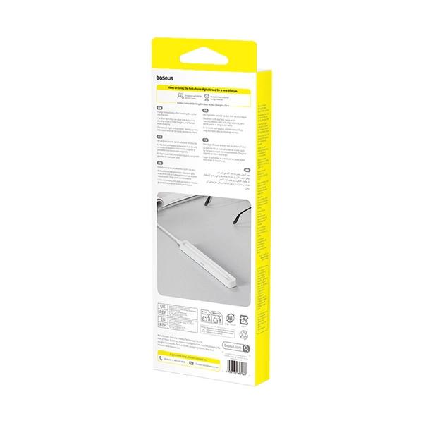 CARCASA INCARCARE STYLUS Baseus, indicator LED, incarcare Type-C, compatibil stylus wireless Baseus, alb 