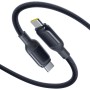 CABLU alimentare si date Baseus PicoGo, Fast Charging Data Cable pt. smartphone, USB Type-C la USB Type-C 240W, 2m, braided, negru 
