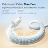 CABLU alimentare si date Baseus Dynamic 4 Pro, Fast Charging Data Cable pt. smartphone, USB Type-C la USB Type-C 100W, 1m, braided, albastru 