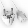 CABLU alimentare GEMBIRD 1.8m, intrare Shucko, iesire C13, 10A, certificare VDE, bulk, white, 